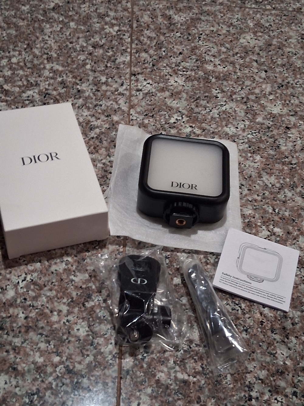 Dior Compact Selfie Cell Phone Light — Black and White (GWP) VERY Nice.New